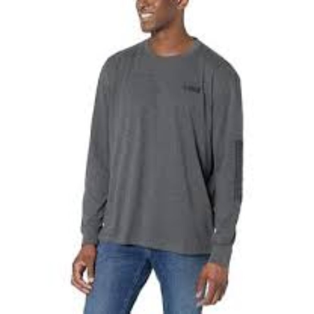 Dewalt Men's Charcoal Blend Long Sleeved T-Shirt New With Tags